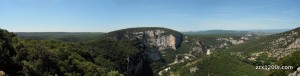 Panorama: Gorges de l'ArdÃ¨che